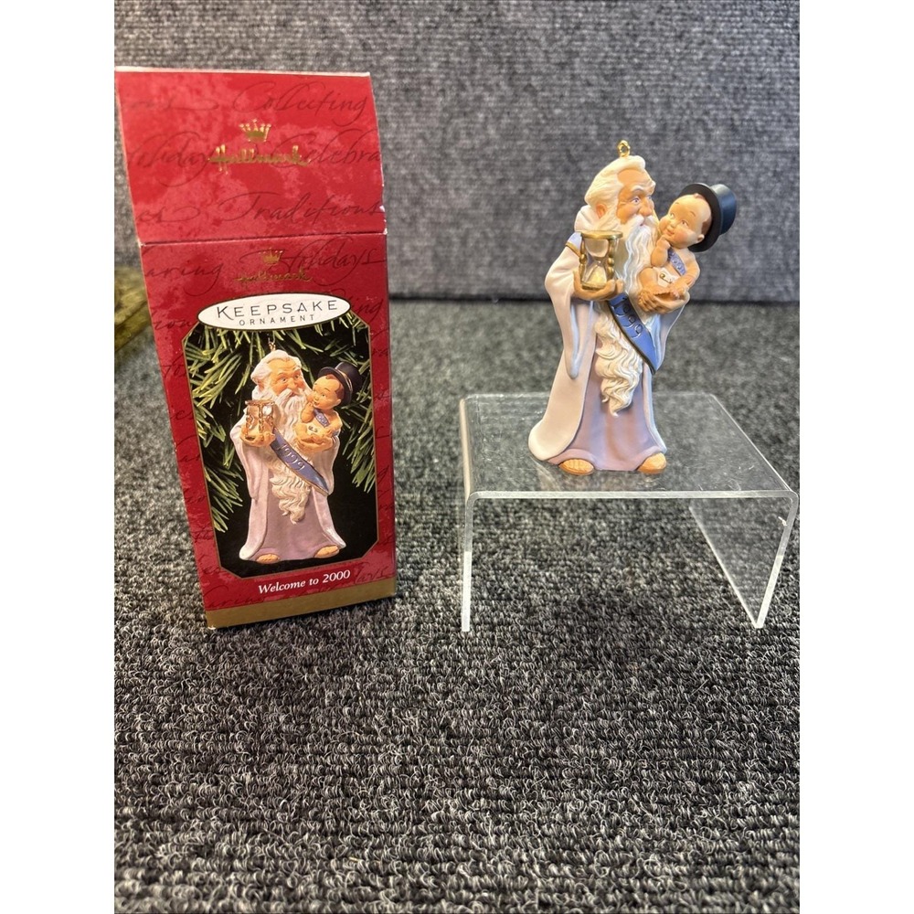 Vtg~Hallmark Keepsake Ornament~Welcome to 2000~1999